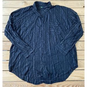 JADED Oversized Long Sleeve Button Up Shirt XL